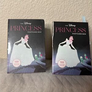 Disney Princess Postcard Box (2 Boxes—1 New, 1 Open)